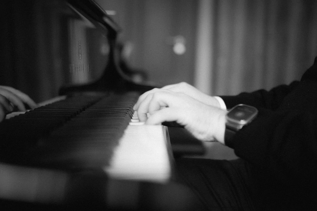 Christian Pohl am Klavier